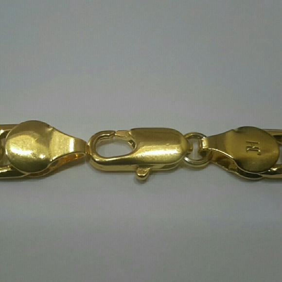 Men's 18k Yellow Gold Filled Bracelet - Picture 2 of 3